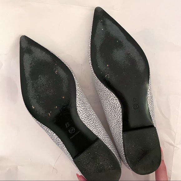3.1 PHILLIP LIM Page Loafer Flats in Speckled White, Cute Casual Size 37 Shoes - Picture 4 of 5